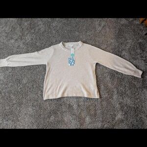 Market‎ & Spruce Cream knit long sleeve sweater nwt